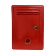 deevoka Multipurpose Ticket Box Waterproof Complaint Box Donation Box Red